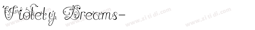 Violety Dreams字体转换